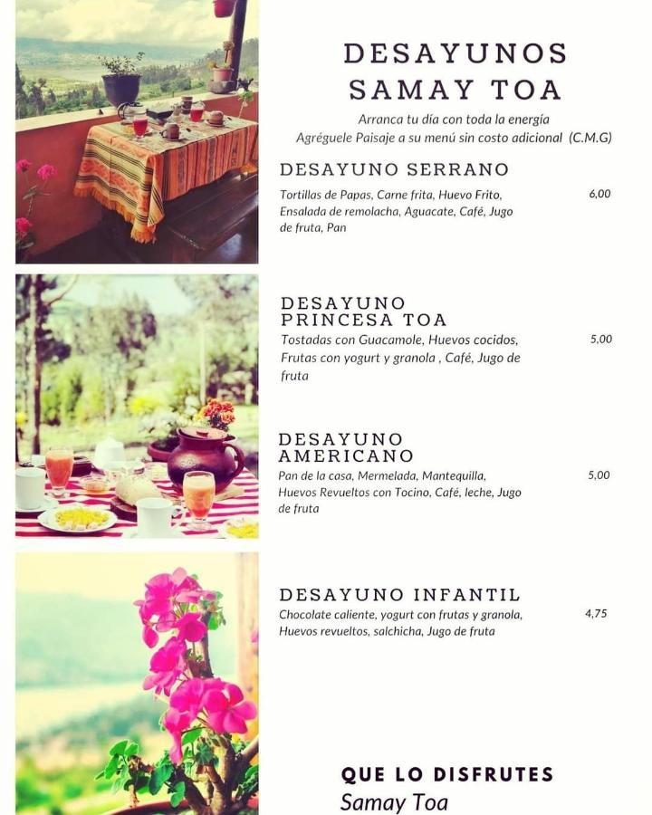 Samay Toa Otel Otavalo Dış mekan fotoğraf